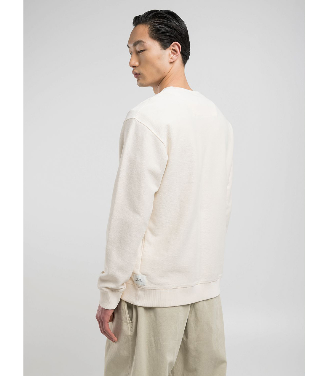 インターロック スウェットシャツ 詳細画像 アイボリー 3